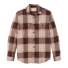 Filson Vintage Flannel Work Shirt Tan/Orange/Multi Plaid front