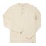 Waffle Knit Henley Sand front
