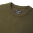 Filson Waffle Knit Thermal Crew Mossy Rock Crew detail