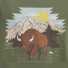 Pendleton Buffalo T-Shirt Olive graphic detail