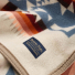 Pendleton Chief Joseph Jacquard Blanket Robe Rosewood logo detail