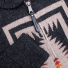 Pendleton Harding Zip Lambswool Cardigan Oxford - Detail zipper