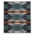 Pendleton Jacquard Unnapped Robe Wyeth Trail Oxford front Size: 163x203 cm