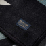 Pendleton Jacquard Unnapped Robe Wyeth Trail Oxford detail logo