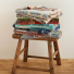 Pendleton Oversized Jacquard Spa Towel Chief Joseph Aqua
