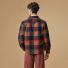 Portuguese Flannel Catch Checked Overshirt back men