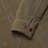 Portuguese Flannel Labura Cotton-Corduroy Overshirt Olive sleeve-detail