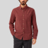 Portuguese Flannel Lobo Cotton-Corduroy Shirt Bordeaux front men