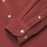 Portuguese Flannel Lobo Cotton-Corduroy Shirt Bordeaux sleeve detail