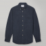 Portuguese Flannel Lobo Cotton-Corduroy Shirt Navy front with background