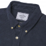 Portuguese Flannel Lobo Cotton-Corduroy Shirt Navy front with label