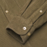 Portuguese Flannel Lobo Cotton-Corduroy Shirt Olive sleeve detail