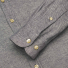 Portuguese Flannel Teca Cotton-Flannel Shirt Light Grey sleeve-detail