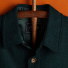 Portuguese Flannel Wool Field Overshirt Green collar