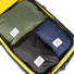 Topo Designs Global Travel Bag 40L Navy U-shape entry to secondary organization compartment
