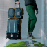 Topo Designs Global Travel Bag Roller Desert Palm/Pond Blue lifestyle