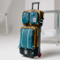 Topo Designs Global Travel Bag Roller Desert Palm/Pond Blue set with Global Briefcase