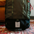 Topo Designs Global Travel Bag Roller Olive close-up