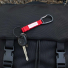 Topo Designs Key Clip Red on bag