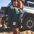 Topo Designs Rover Pack Classic Forest carrying in hand
