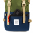 Topo Designs Rover Pack Classic Olive/Navy front pocket