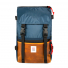 Topo Designs Rover Pack Leather Navy/Brown Leather front
