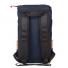 Topo Klettersack 22L Navy/Brown Leather back