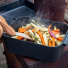 Weltevree Oven Dish, cooking with vegetables on the Outdooroven