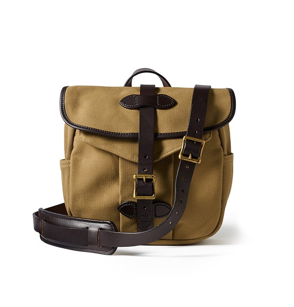 small tan bag