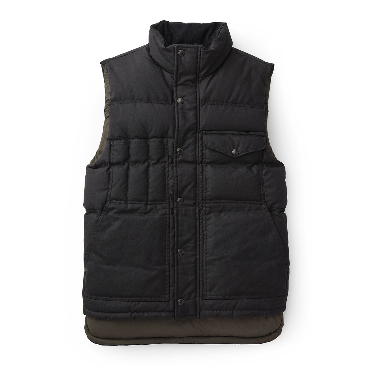 Filson Down Cruiser Vest Blue Coal, an exceptionally warm and