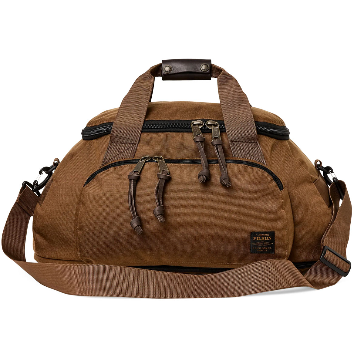 Filson Dryden Duffle Pack Whiskey, tough, lightweight travel companion