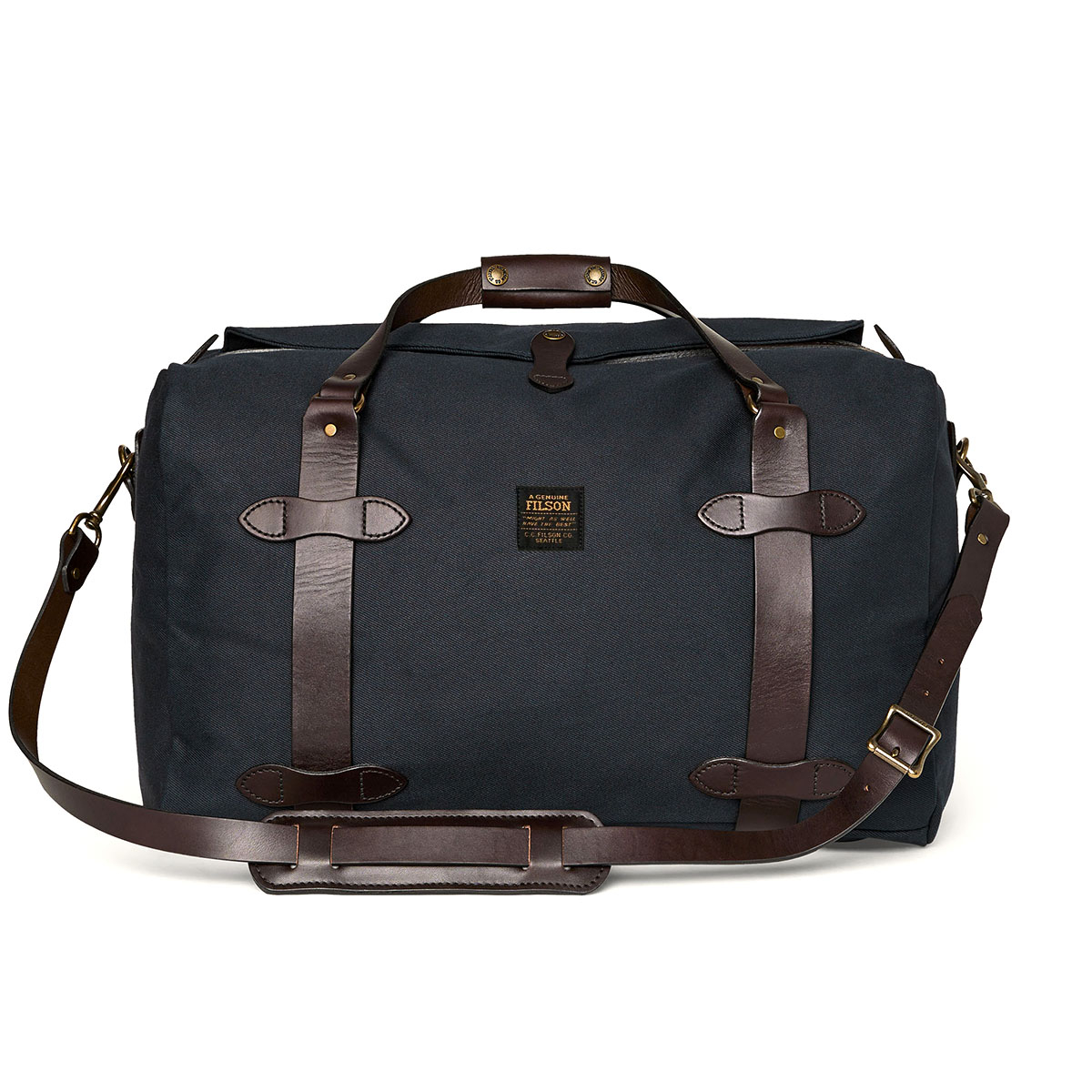 【廃盤品】FILSON DUFFLE BAG NAVY USA製 ラギッドツイル Filson Rugged Twill Duffle Bag Medium Navy, perfect travel-bag