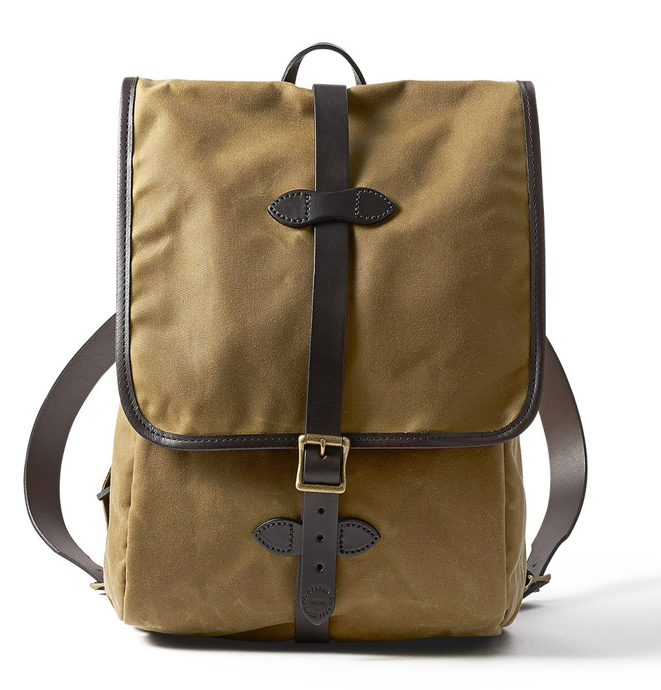 tan backpack