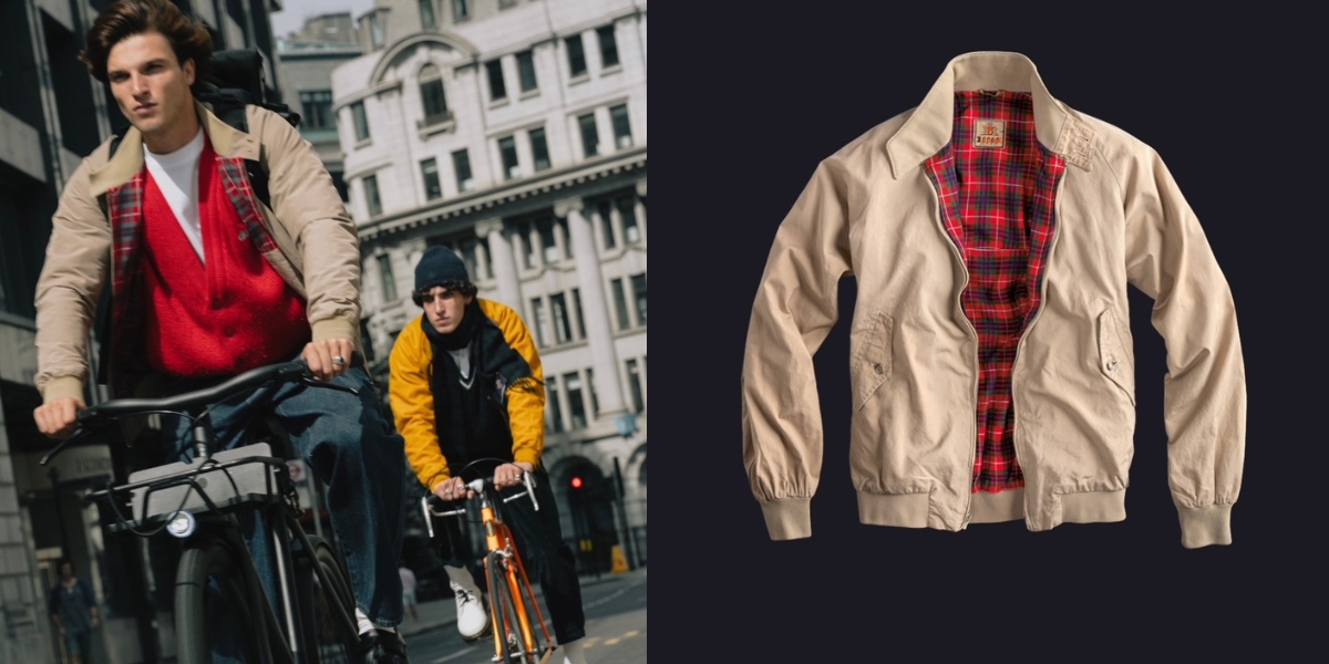 Baracuta G9 Original Harrington Jacket Tan, classic stylish jacket