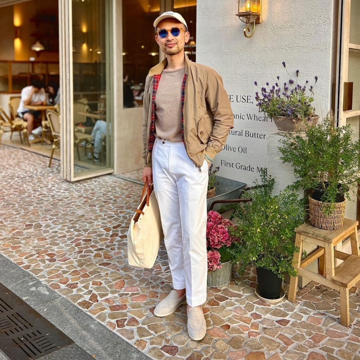 Baracuta G9 Original Harrington Jacket Tan, made in the UK.