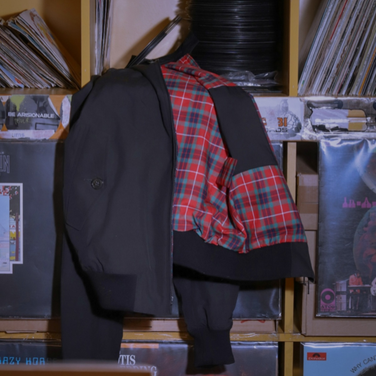 Baracuta G9 Original Harrington Jacket Black, suitable for any season
