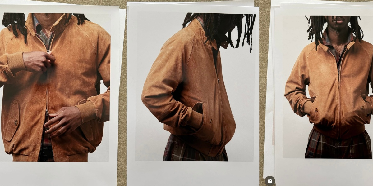 Baracuta G9 Suede Jacket Tobacco, made 100% suede.