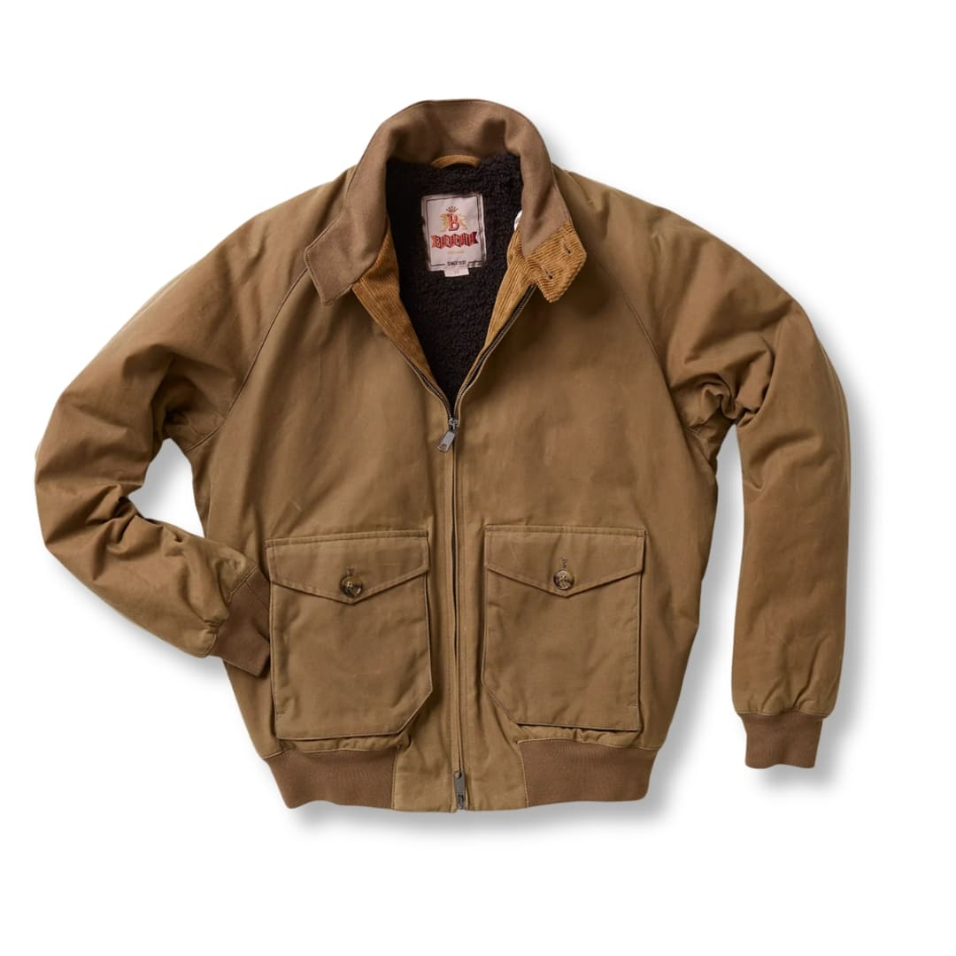 Baracuta G9 Waxed Pocket Jacket Tan, perfect jacket for winter