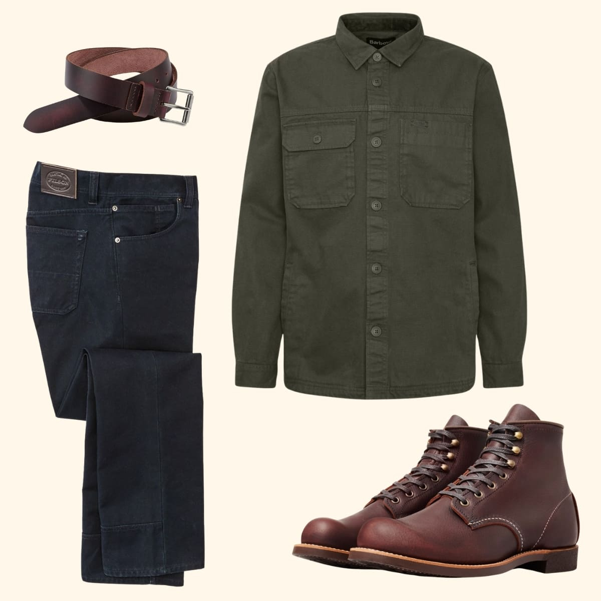 Barbour Lingfield Canvas Overshirt offers a perfect blend of style and functionality Barbour Lingfield Canvas Overshirt offers a perfect blend of style and functionality