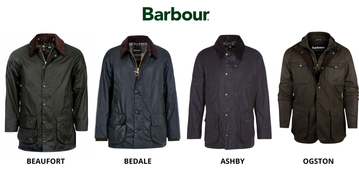 Difference Between Barbour Jackets, Bedale, Ogston, Beaufort and Ashby