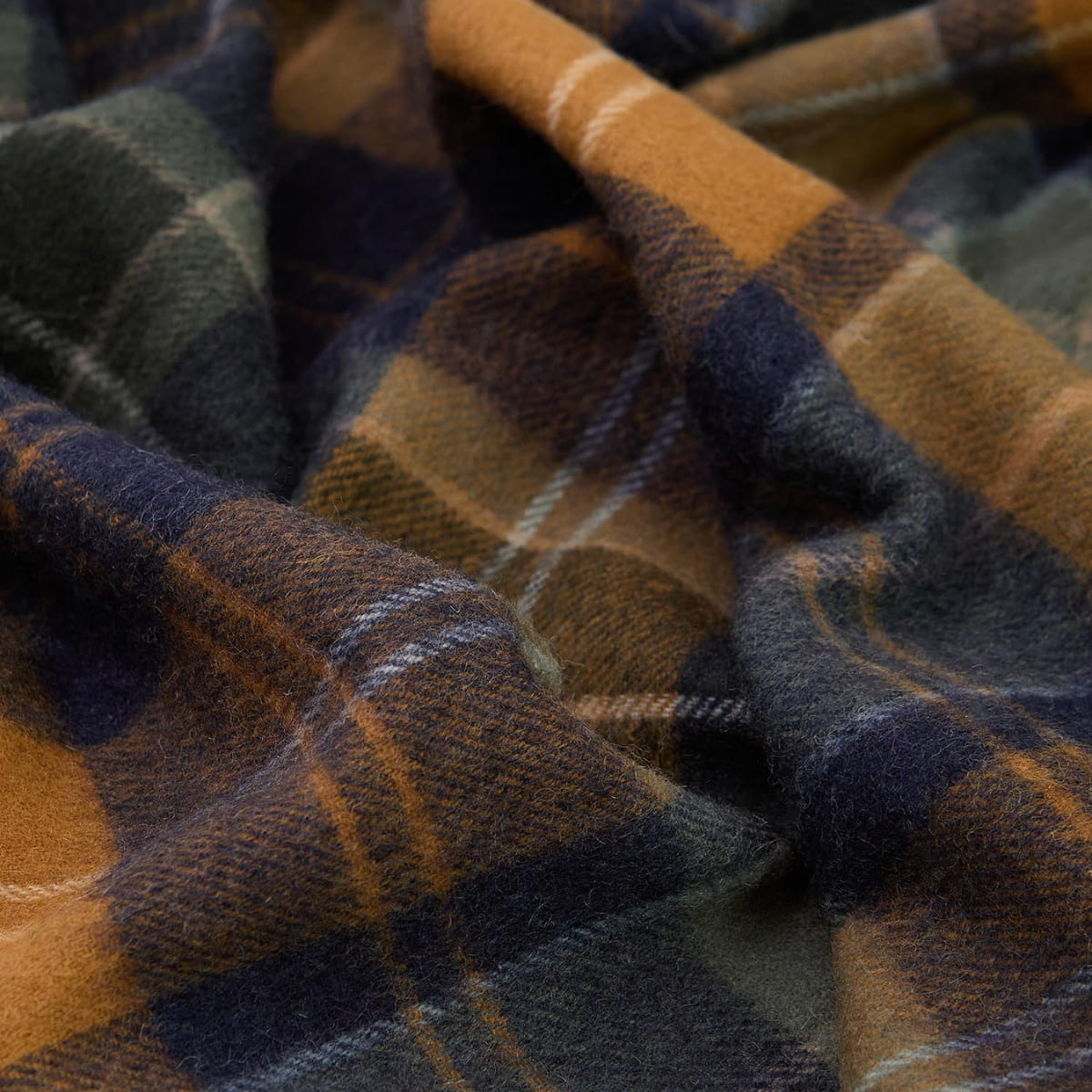 Barbour Brack Patchwork Tartan Scarf, crafted from luxurious 100% lambswool Barbour Brack Patchwork Tartan Scarf, crafted from luxurious 100% lambswool