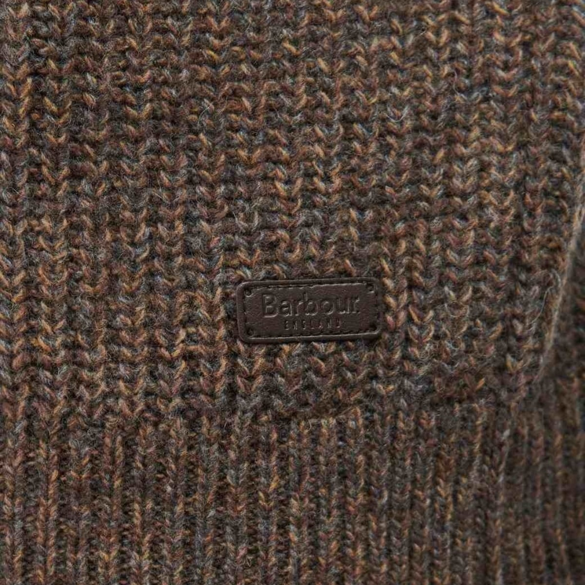 Barbour Horseford Crew Neck Jumper Sandstone, sweater made with premium lambswool