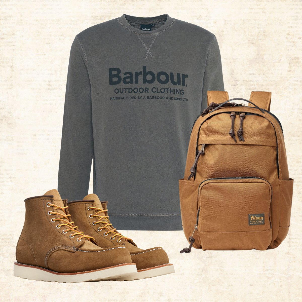 Barbour Larkhill Crew Neck Sweater Light Sage, How to syle.