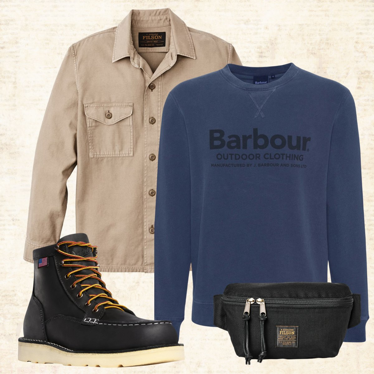 Barbour Larkhill Crew Neck Sweater Navy, How to syle.