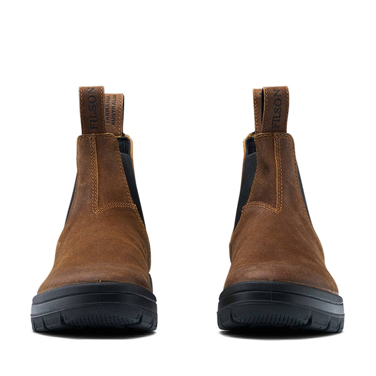 Filson x Blundstone Chelsea Boots Siena Waxed Suede