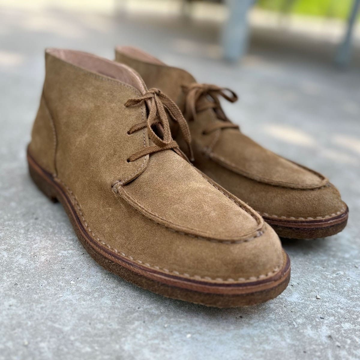 Astorflex Deukeflex Boot Whiskey, on a concrete floor