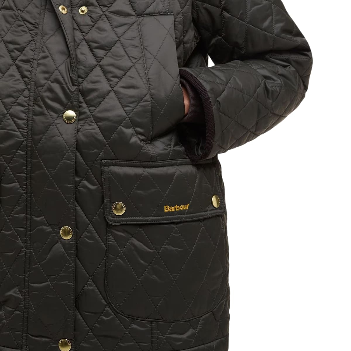 Barbour Modern Beadnell Quilted Jacket. Handwarmer pockets, lower patch pockets, perfect for every day.