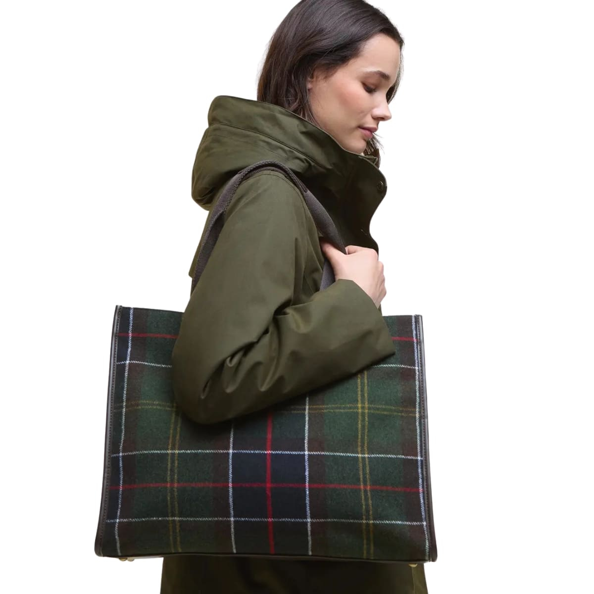 Barbour Turnberry Tartan Tote Bag Classic Tartan, Great laptop bag voor work and school.