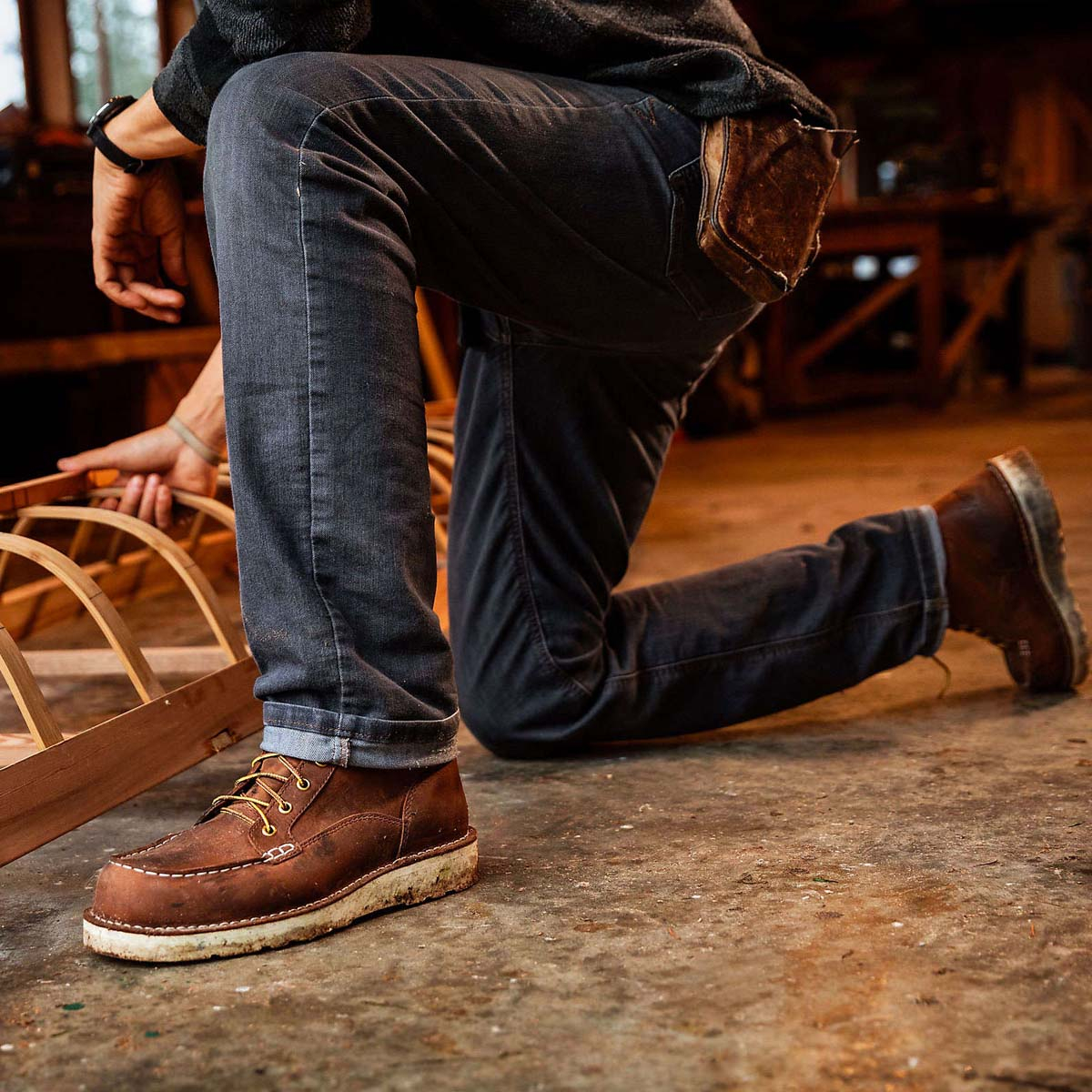 Danner Bull Run Moc Toe 6 inch Brown, timeless and functional boots, crafted from sturdy and supple oiled leather