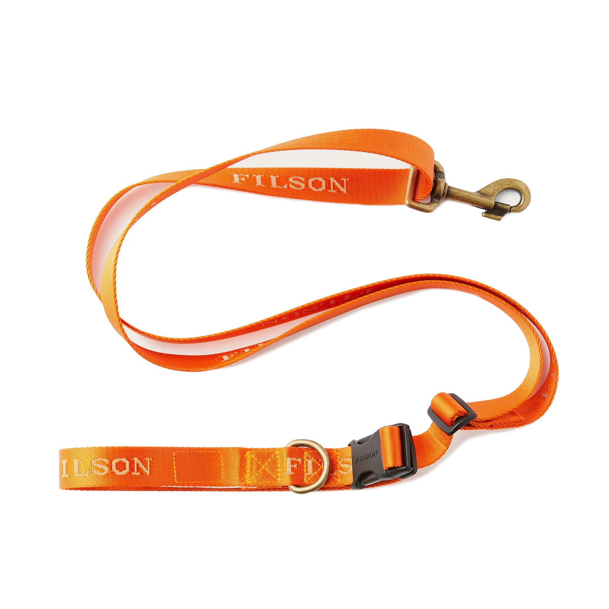 Filson Adjustable Nylon Leash 20218830-Flame, durable Nylon dog Leash is versatile accessory for exercising or training your dog